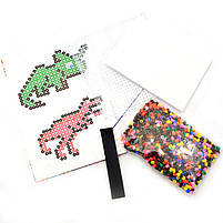 Набір для творчості Магніти з термомозаіка без планшета - Динозаври (ТМ-011), фото 3