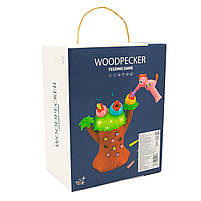Розвиваюча гра «Нагодуй пташеня» WOODPECKER сортер на магнітах 25 * 14 * 28 см (228K47), фото 7