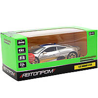 Машинка іграшкова Автопром «Jaguar C-X75», 14 см, світло, звук, двері відчиняються, світло-синя (68399), фото 2