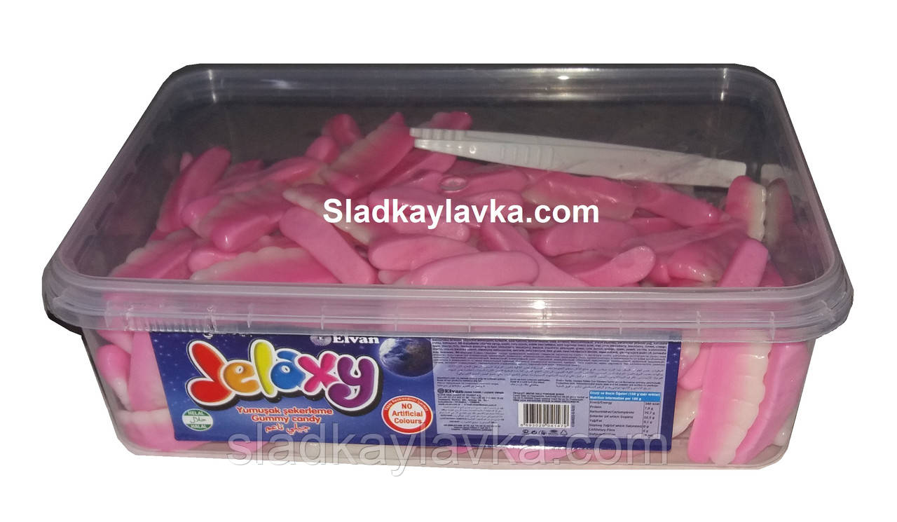 Желейна цукерка Зуби Jelaxy 600 г (Elvan)