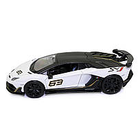 Машинка ігрова Автопром "Lamborghini Aventador SJV" Ламборгіні білий 15*3*6 см (68472), фото 3