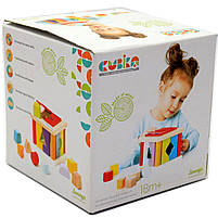 Сортер Cubika Куб LS 5, 10 деталей (14378). Дерев'яні еко-іграшки, фото 2