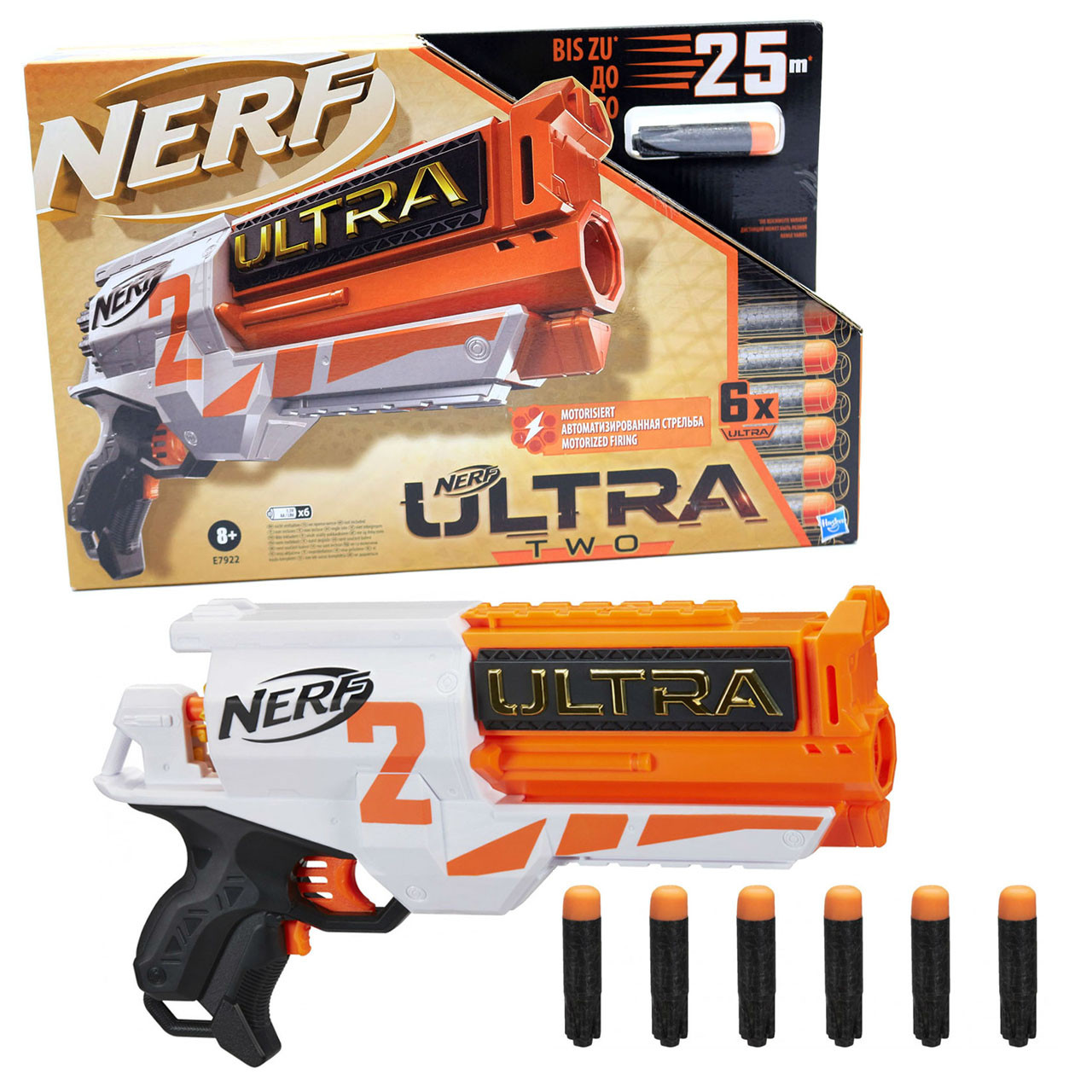 Іграшкова зброя автомат Бластер Hasbro Nerf Ultra Two (E7922), фото 1
