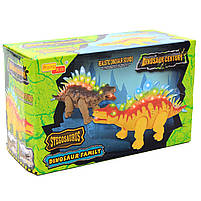 Іграшковий Динозавр Rong Kai, ходить, світлові та звукові ефекти, 35 см (6638-1), фото 2