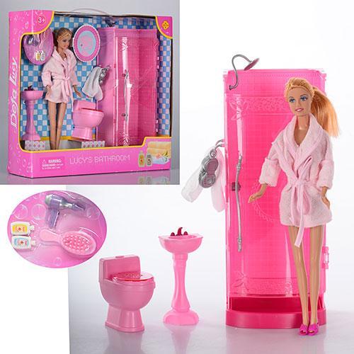 Детская игрушечная мебель для кукол Барби Ванная комната куклы Defa Lucy 8215. Обустройте кукольный домик - фото 2 - id-p575578933