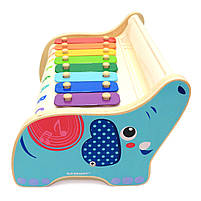 Іграшковий ксилофон дитячий Top Bright Music Toy, дерев'яний, ноти, палички 30*19*14 см (120407), фото 3