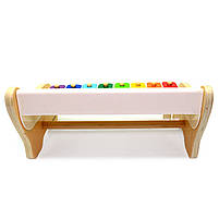 Іграшковий ксилофон дитячий Top Bright Music Toy, дерев'яний, ноти, палички 30*19*14 см (120407), фото 5