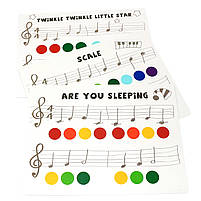 Іграшковий ксилофон дитячий Top Bright Music Toy, дерев'яний, ноти, палички 30*19*14 см (120407), фото 6