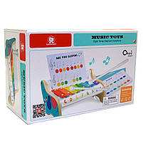 Іграшковий ксилофон дитячий Top Bright Music Toy, дерев'яний, ноти, палички 30*19*14 см (120407), фото 7