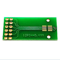 Плата макетная FPC double row 12pin шаг 0.4мм на выводы 2.54мм