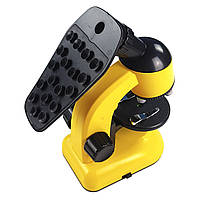 Іграшковий мікроскоп "Scientific Microscope" з підсвічуванням жовтий кейс-стіл 21*15*10 см (1188-3), фото 5