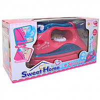 Іграшкова праска «Sweet Home» рожевий звук світло пар 22*12*9 см (QF2902P), фото 7