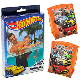 Дитячі нарукавники Bestway «Hotwheels» Armbands, помаранчевий, від 3 до 6 років, 23 * 15 см (93402)