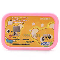 Іграшка скарбничка Банкомат, JY Toys, рожевий, 16х14х26 см (7010A). Сейф з кодом, фото 5