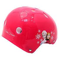 Ролики дитячі для дівчинки із захистом «Холодне серце» розмір 27-30, алюміній, що світяться колеса PU 1859317378, фото 6