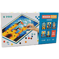 Дитячий дерев'яний конструктор Королівство (Wooden Pixel) Cubika (Кубика) 700 елементів (14941), фото 2