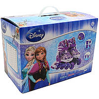 Ролики дитячі для дівчинки із захистом «Холодне серце» розмір 31-34, алюміній, що світяться колеса PU 730276094, фото 6