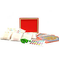 Дитячий дерев'яний конструктор мозаїка Wooden pixel 6 Cubika (Кубика), 400 дет. (14927), фото 5