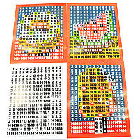 Дитячий дерев'яний конструктор мозаїка Wooden pixel 6 Cubika (Кубика), 400 дет. (14927), фото 6