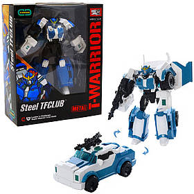 Трансформер-робот «Iron Hand» - T-warrior, Сронгарм, синій, 18 * 16 * 4 см, (J8018C)