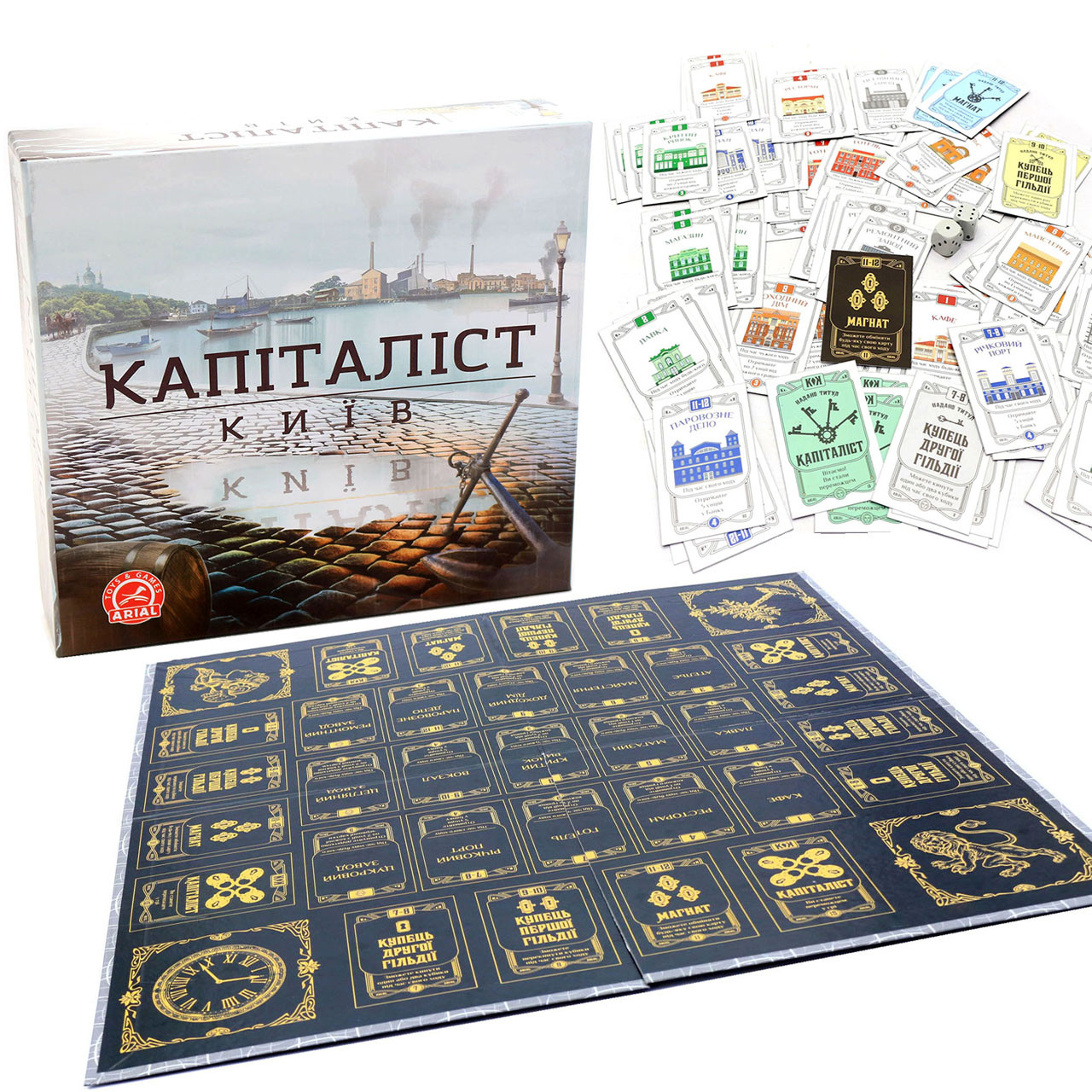 Настільна гра Arial «Капіталіст. Київ », український (4820059910831)
