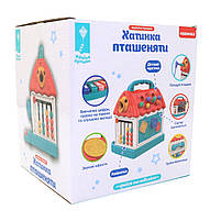 Іграшка сортер, Хатинка Пташенята, Країна іграшок, піаніно, телефон, св. зв. ефекти (PL-721-59), фото 6