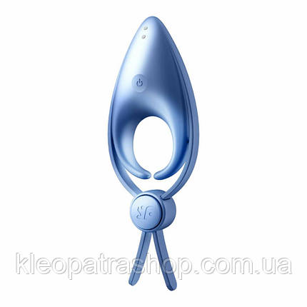 Віброкілье на пеніс Satisfyer Pierścień-Sniper (Blue), фото 2