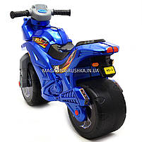 Дитячий Мотоцикл толокар Оріон музичний (синій). Популярний транспорт для дітей від 2х років, фото 2