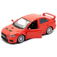 Машинка іграшкова металева Автопром «Mitsubishi Lancer Evolution», 11х4х4 см, червона (4335), фото 6