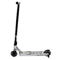 Трюкових самокат Best Scooter «Simbiote» Веном, HIC-система, пеги, срібло, колеса 120 мм PU, (65030), фото 2