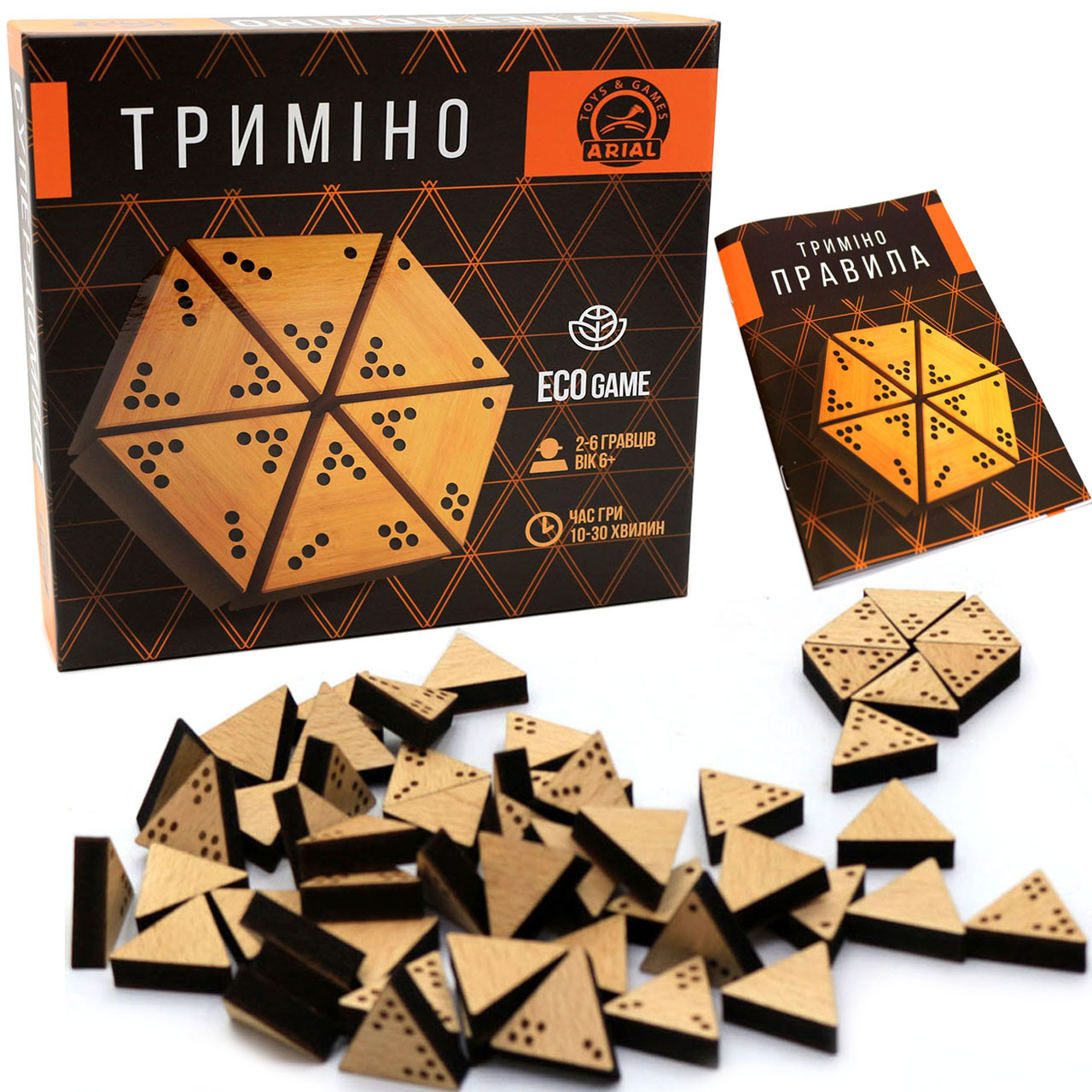 Настільна гра Arial «Триміно» (Супердоміно), від 6 років (910 138)