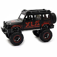 Машинка іграшкова Автопром «Mercedes-Benz G63 AMG 4x4» (джип) метал, 20 см, чорний (світло, звук, двері відчиняються) 7698, фото 3