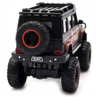 Машинка іграшкова Автопром «Mercedes-Benz G63 AMG 4x4» (джип) метал, 20 см, чорний (світло, звук, двері відчиняються) 7698, фото 4