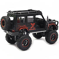 Машинка іграшкова Автопром «Mercedes-Benz G63 AMG 4x4» (джип) метал, 20 см, чорний (світло, звук, двері відчиняються) 7698, фото 6