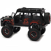 Машинка іграшкова Автопром «Mercedes-Benz G63 AMG 4x4» (джип) метал, 20 см, чорний (світло, звук, двері відчиняються) 7698, фото 7