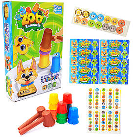 Настольна гра Fun Game «ZOO Компанія» Збери звірів за кольором 25*17*5 см (59540)