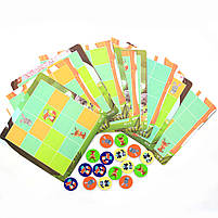 Настільна гра Fun game «Малюнки та логіка: лісові звірята» (українська мова), UKB-B0032, фото 5