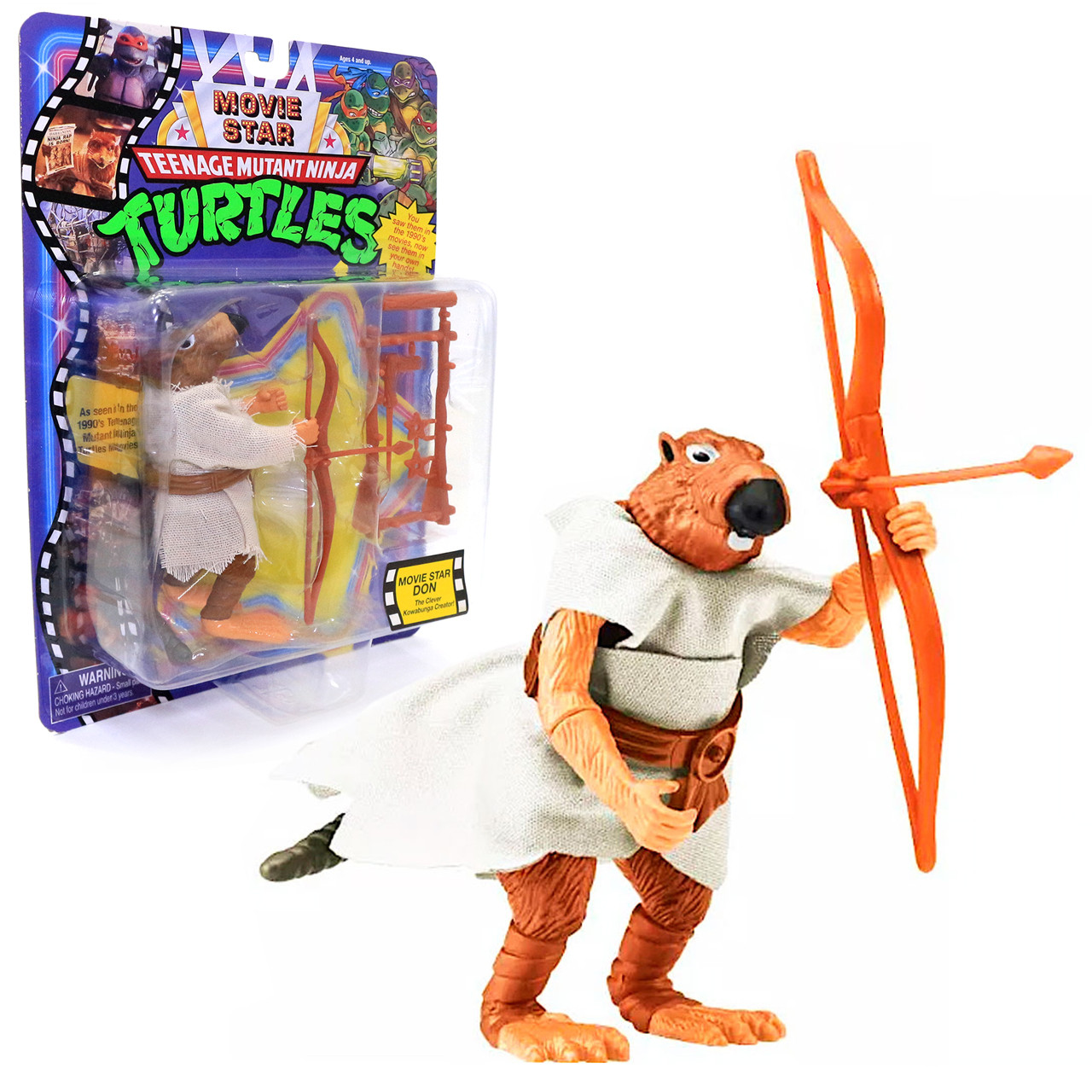 Фігурка Черепашки-ніндзя Сплінтер "Playmates" Movie Star 1992 12*7*4 см (81335), фото 1