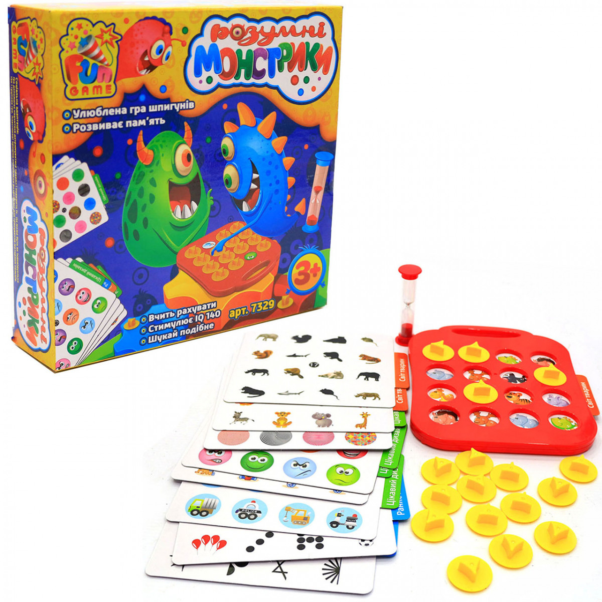 Настільна гра Fun game «Розумні монстрики» 7329, фото 1