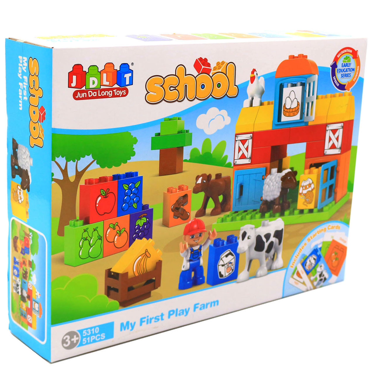 Конструктор JDLT Ферма 51 деталь (5310), фото 1