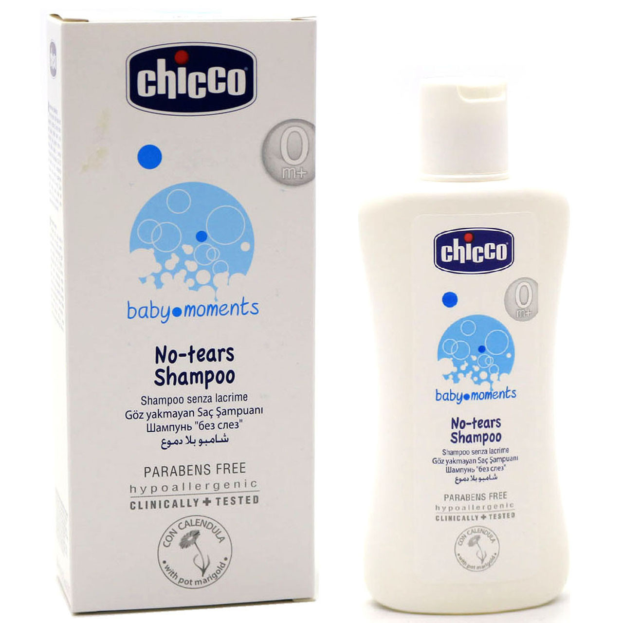 Шампунь для дітей Baby Moments Chicco «Без сліз», 200 мл (02839.10)