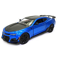 Машинка металева Chevrolet Camaro AutoExpert Шевроле Камаро синій звук світло 20*6*8 см (GT-0708), фото 3