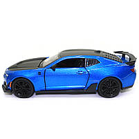 Машинка металева Chevrolet Camaro AutoExpert Шевроле Камаро синій звук світло 20*6*8 см (GT-0708), фото 4