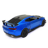 Машинка металева Chevrolet Camaro AutoExpert Шевроле Камаро синій звук світло 20*6*8 см (GT-0708), фото 5