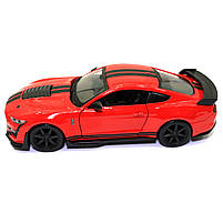 Машинка металева Ford Mustang Shelby GT500 "Bburago" Форд Мустанг Шелбі червоний 12*4*6 см (18-43050), фото 3