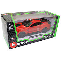 Машинка металева Ford Mustang Shelby GT500 "Bburago" Форд Мустанг Шелбі червоний 12*4*6 см (18-43050), фото 7