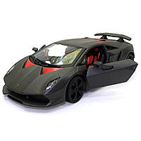 Машинка металева Lamborghini Terzo Millennio "Bburago" Ламборгіні чорний 9*19*4 см (18-21094), фото 5