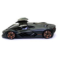 Машинка металева Lamborghini Terzo Millennio "Bburago" Ламборгіні чорний 9*19*4 см (18-21094), фото 6