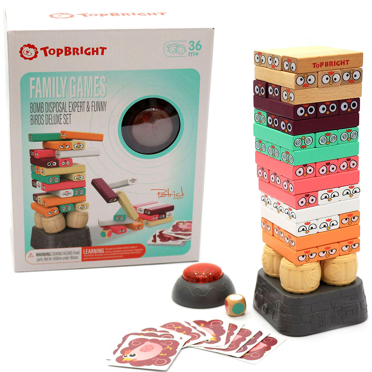 Настільна гра Top Bright вежа Vega (Vega) дитяча. Версія гри Дженга (120464), фото 1