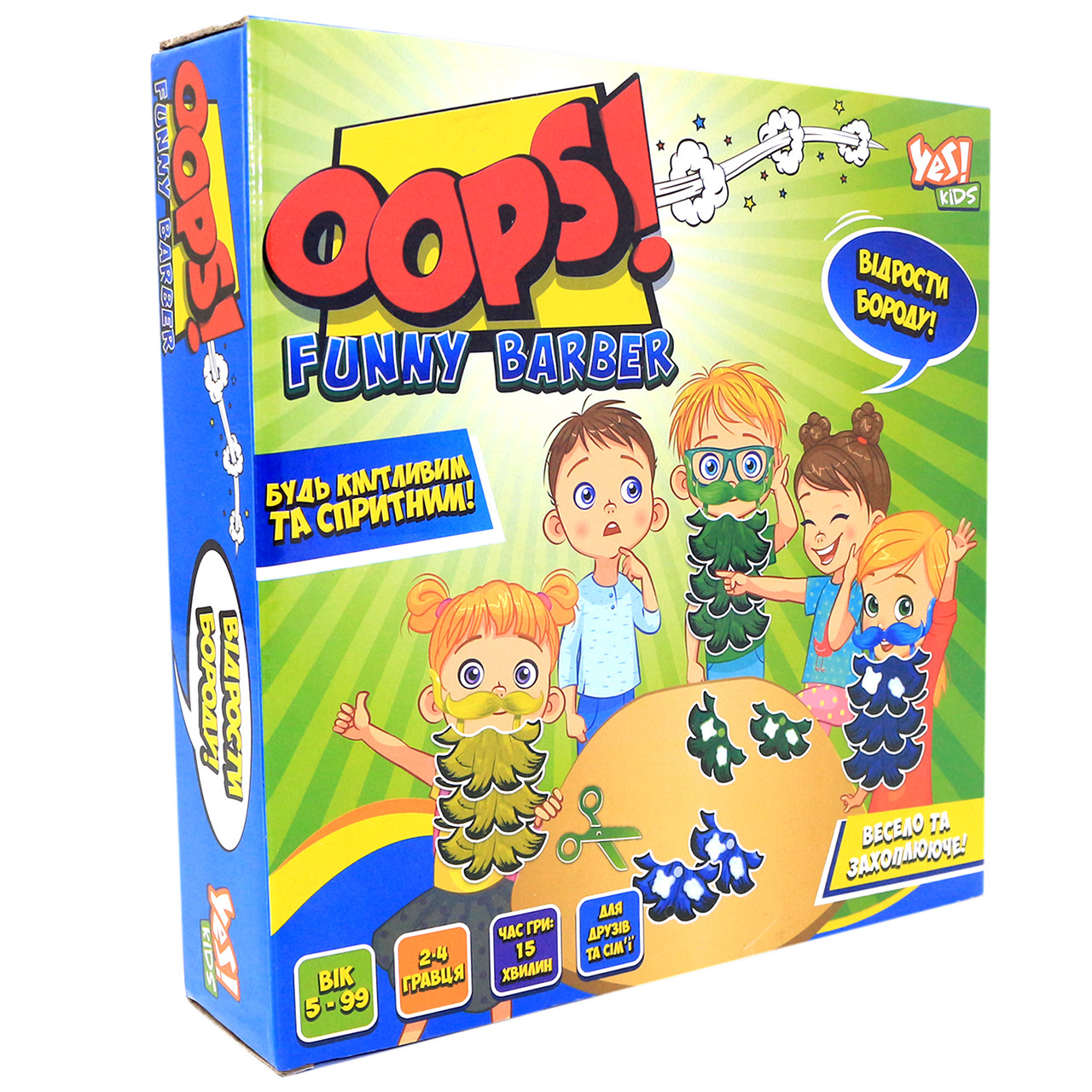Настільна гра Yes! Kids «Oops! Відрости бороду! » 26*26*6 см (953761)